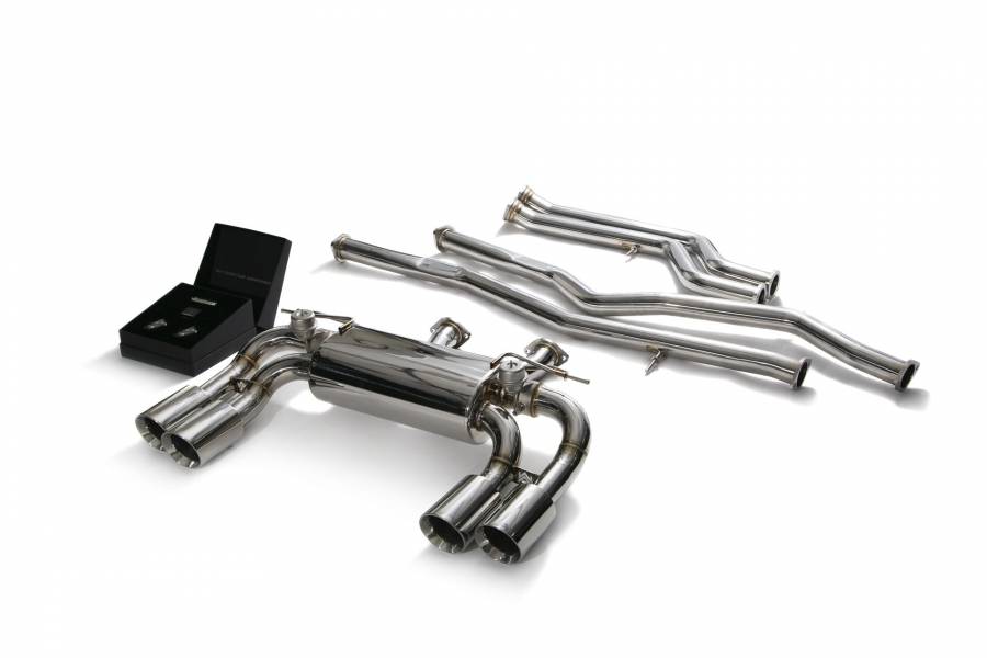 ARMYTRIX STAINLESS STEEL CAT-BACK per BMW 2 SERIES F87 M2 COMPETITION