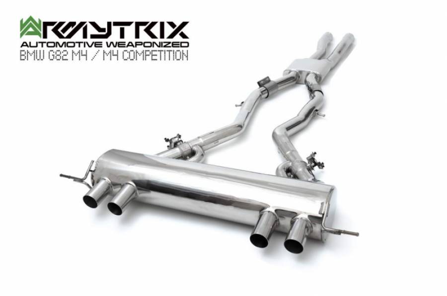 ARMYTRIX STAINLESS STEEL CAT-BACK PER BMW 4 SERIES G82 M4 BMW 3 SERIES G80 M3