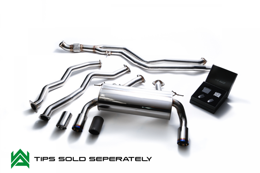 ARMYTRIX STAINLESS STEEL CAT-BACK per BMW 3 SERIES F30 335I BMW 3 SERIES F31 335I BMW 4 SERIES F32 435I BMW 4 SERIES F33 435I BMW 4 SERIES F36 435I