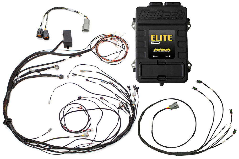Centralina haltechElite 1000 + Mazda 13B S6-8 CAS with IGN-1A Ignition Terminated Harness Kit