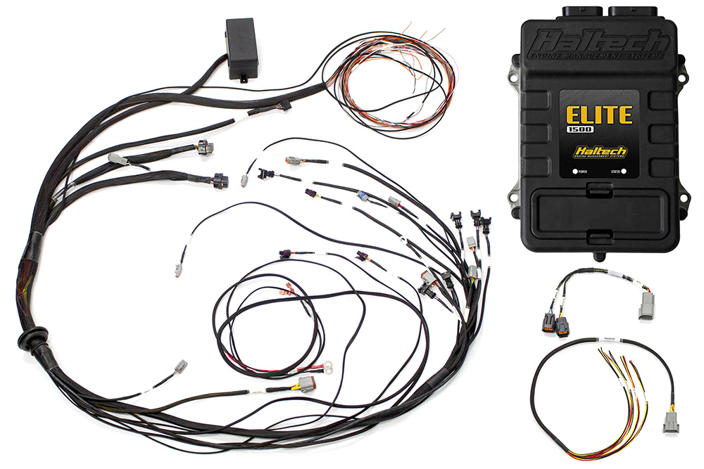 Centralina haltech Elite 1500 + Mazda 13B S6-8 CAS with Flying Lead Ignition Terminated Harness Kit