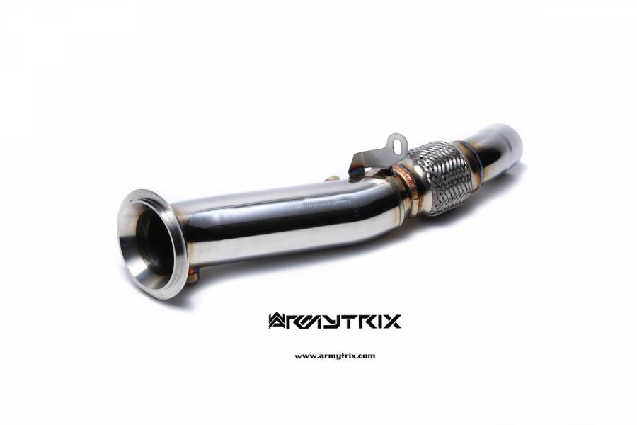 ARMYTRIX STAINLESS STEEL DOWNPIPE per BMW 3 SERIES F30 328I BMW 3 SERIES F31 328I BMW 4 SERIES F32 428I BMW 4 SERIES F33 428I BMW 4 SERIES F36 420I BMW 4 SERIES F36 428I BMW 4 SERIES F32 420I BMW 3 SERIES F34 320I BMW 3 SERIES F34 328I BMW 3 SERIES F34 32