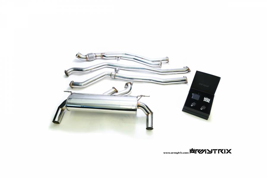 ARMYTRIX STAINLESS STEEL CAT-BACK per BMW 1 SERIES F20 M135I BMW 1 SERIES F21 M135I BMW 2 SERIES F22 M235I