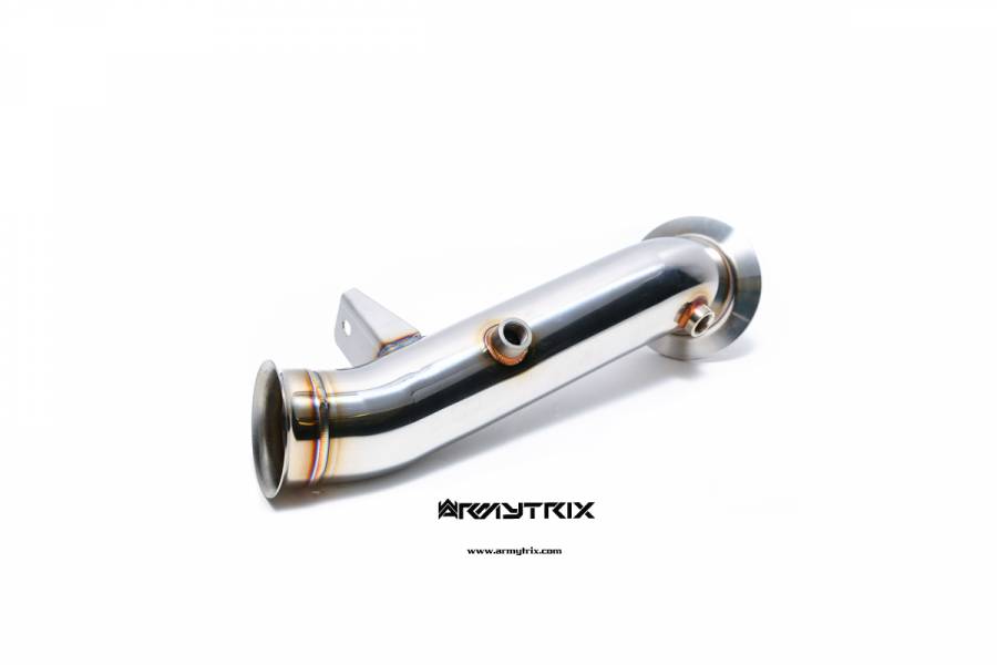 ARMYTRIX STAINLESS STEEL DOWNPIPE per BMW 1 SERIES F20 M135I BMW 1 SERIES F21 M135I BMW 2 SERIES F22 M235I BMW 3 SERIES F30 335I BMW 3 SERIES F31 335I BMW 4 SERIES F32 435I BMW 4 SERIES F33 435I BMW 4 SERIES F36 435I BMW 3 SERIES F34 335I