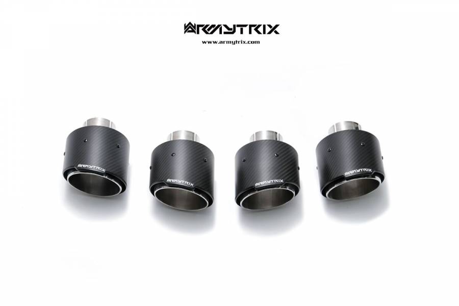 ARMYTRIX STAINLESS STEEL TIPS per NISSAN GT-R R35 3.8L