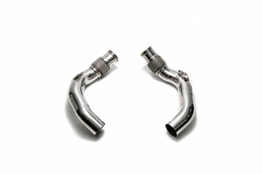 ARMYTRIX STAINLESS STEEL DOWNPIPE per BMW 5 SERIES F90 M5 BMW 8 SERIES F91 M8 BMW 8 SERIES F92 M8 BMW 8 SERIES F93 M8