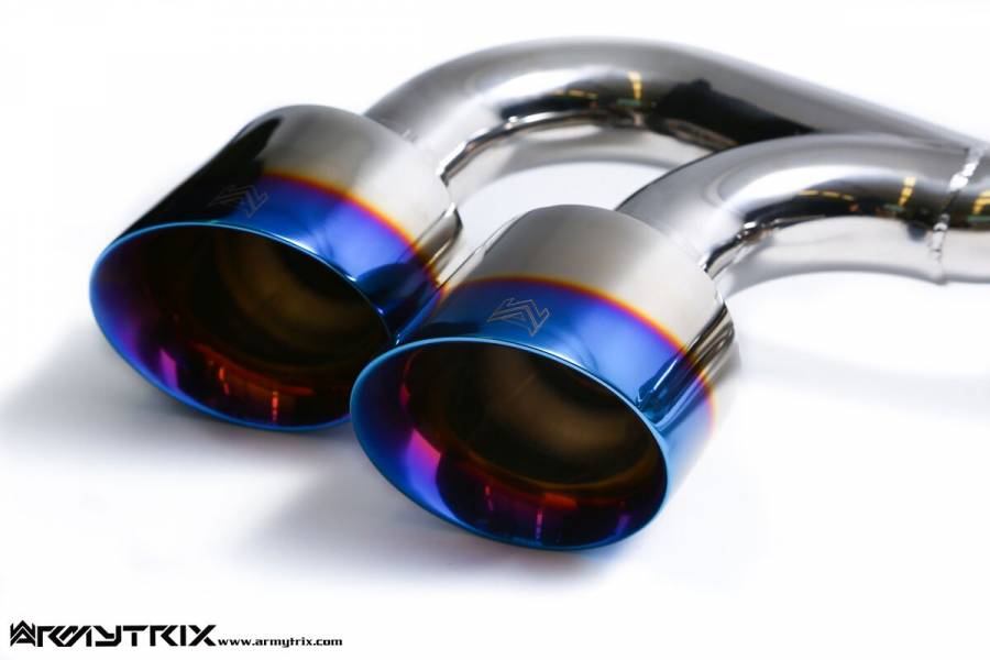 QS12B - ARMYTRIX STAINLESS STEEL TIPS per NISSAN GT-R R35 3.8L