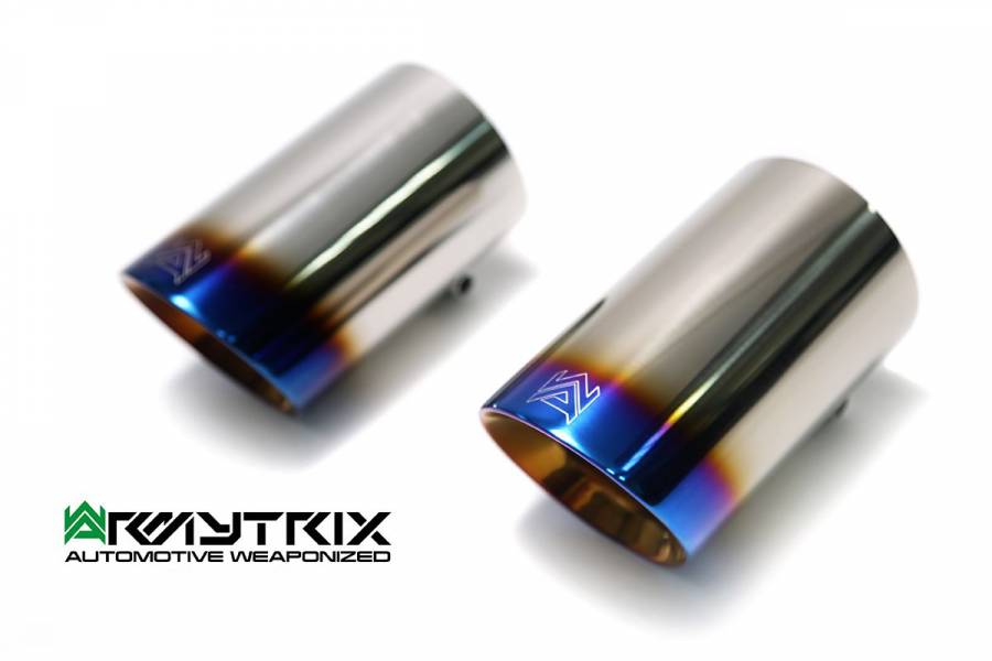DS11B - ARMYTRIX STAINLESS STEEL TIPS per BMW 1 SERIES F20 M135I BMW 1 SERIES F21 M135I BMW 2 SERIES F22 M235I BMW 1 SERIES F20 M140I BMW 1 SERIES F21 M140I BMW 2 SERIES F22 M240I BMW 3 SERIES F30 328I BMW 3 SERIES F31 328I BMW 4 SERIES F32 428I BMW 4 SER